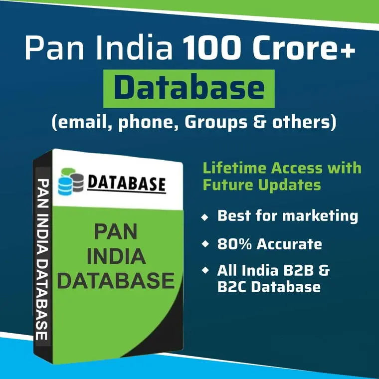 Pan India 100 Crore+ Database – Lifetime Access
